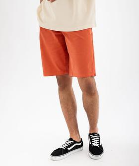 Bermuda en coton stretch coupe droite homme vue1 - GEMO 4G HOMME - GEMO