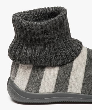 Chaussons bébé à rayures avec tige façon chaussettes vue6 - GEMO (ENFANT) - GEMO