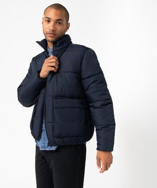Blouson homme matelassé avec larges poches à rabat vue2 - GEMO (HOMME) - GEMO