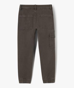 Pantalon cargo bas resserré garçon vue9 - GEMO (ENFANT) - GEMO