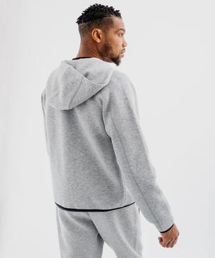 Sweat zippé à capuche homme vue3 - GEMO (HOMME) - GEMO