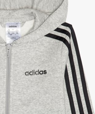 Sweat enfant à capuche et fermeture zippée - Adidas vue2 - ADIDAS - GEMO