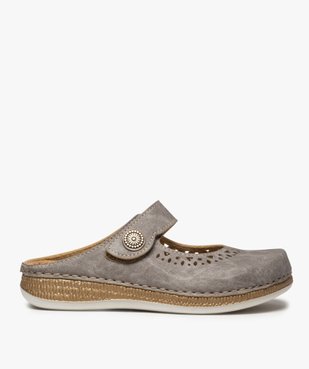 Sabots confort femme dessus ouvert avec bride scratch vue1 - Nikesneakers (CONFORT) - Nikesneakers