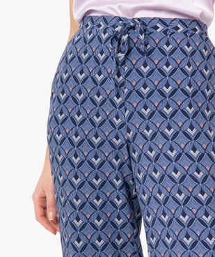 Pantalon de pyjama femme imprimé vue2 - GEMO(HOMWR FEM) - GEMO