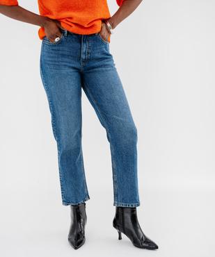 Jean Cropped stretch femme vue1 - GEMO 4G FEMME - GEMO