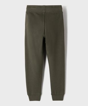 Pantalon de jogging molletonné avec ceinture ajustable garçon vue5 - GEMO 4G GARCON - GEMO