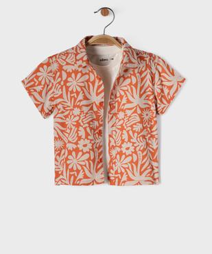 Ensemble 2 pièces chemise et tee-shirt bébé garçon vue5 - GEMO(BEBE DEBT) - GEMO
