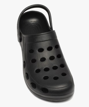 Sabots homme unis souples avec perforations vue5 - GEMO (PLAGE) - GEMO