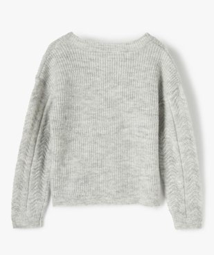 Gilet fille avec boutons fantaisie – Lulu Castagnette vue3 - LULUCASTAGNETTE - GEMO