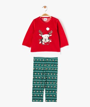 Pyjama 2 pièces spécial Noël avec motif Mickey bébé garçon - Disney Baby vue1 - DISNEY BABY - GEMO