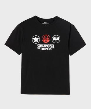 Tee-shirt manches courtes imprimé devant et dos garçon - Stranger Things vue1 - STRANGER THINGS - GEMO