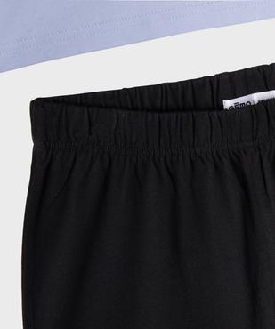 Pyjashort avec inscription graffiti garçon vue3 - GEMO 4G GARCON - GEMO