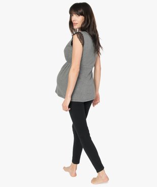 Pyjama de grossesse (2 pièces) : pantalon + top vue3 - GEMO (MATER) - GEMO