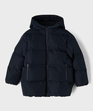 Blouson déperlant doublé polaire à capuche garçon vue1 - GEMO 4G GARCON - GEMO