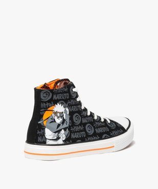 Baskets homme en toile montante à zip - Naruto vue4 - NARUTO - GEMO