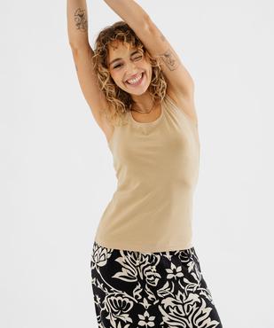 Débardeur à col rond femme vue1 - GEMO 4G FEMME - GEMO