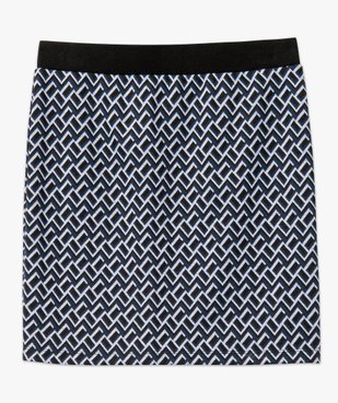 Jupe droite à motifs graphiques femme vue4 - GEMO(FEMME PAP) - GEMO