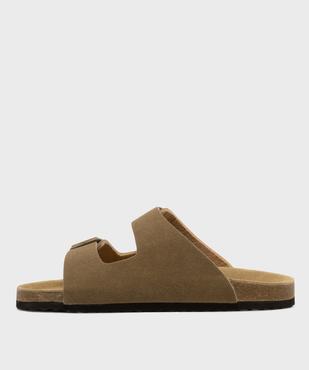 Mules ouvertes 2 brides femme - 5 Miles vue3 - 5 MILES - GEMO