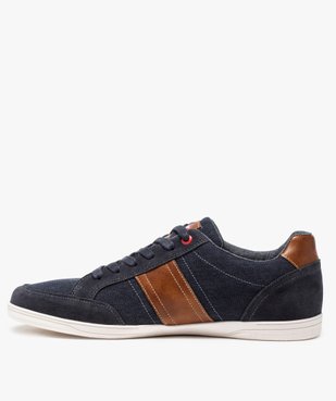 Tennis homme en toile avec empiècements – Lee Cooper vue3 - LEE COOPER - GEMO