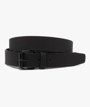 Ceinture homme en matière texturée avec boucle métal vue1 - GEMO (ACCESS) - GEMO