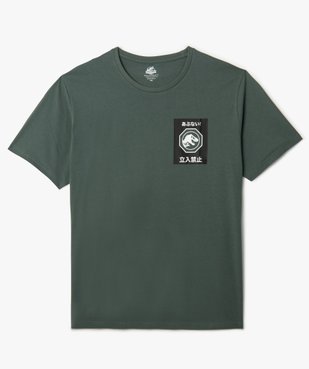 Tee-shirt homme grande taille manches courtes imprimé dos - Jurassic World vue4 - GEMO (G TAILLE) - GEMO