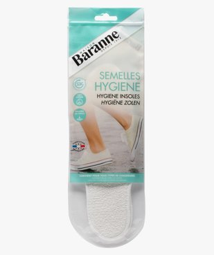 Semelles hygiène 100 % coton - Baranne vue2 - BARANNE - GEMO