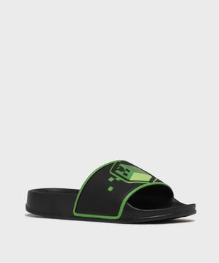 Mules de piscine à bandeau imprimé garçon  - MInecraft vue2 - MINECRAFT - GEMO