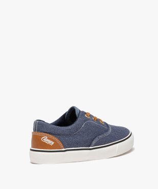 Baskets garçon en toile unie à lacets style denim - Camps United vue4 - CAMPS - GEMO