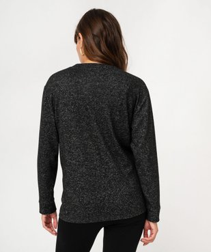Tee-shirt d'allaitement à manches longues avec zips devant vue4 - GEMO (MATER) - GEMO