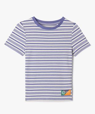Tee-shirt à manches courtes rayé garçon - Camps United vue1 - CAMPS GEMO FOR GOOD - GEMO