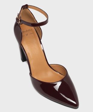 Escarpins vernis à talon haut et bout pointu femme - Valentina Baldano vue5 - VALENTINA BALDA - GEMO