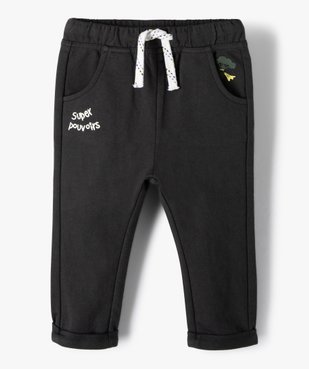 Pantalon bébé garçon en maille vue1 - GEMO C4G BEBE - GEMO