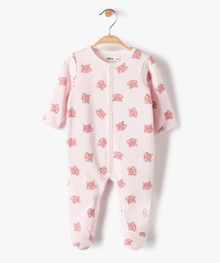 Pyjama bébé fille à motifs chats vue1 - GEMO(BB COUCHE) - GEMO