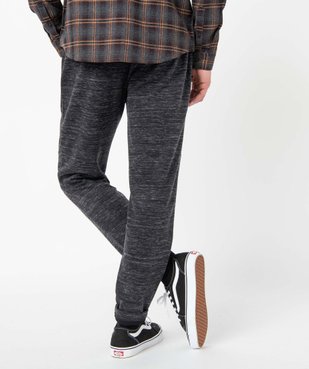 Pantalon homme en maille coupe ajusté vue3 - GEMO (HOMME) - GEMO