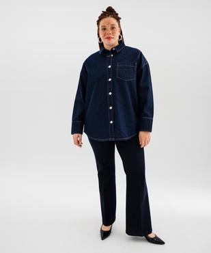 Veste en jean femme grande taille vue5 - GEMO 4G GT - GEMO