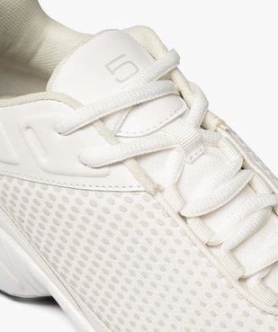 Baskets running en mesh renforcé avec semelle à bulle d'air homme  vue7 - 5 MILES - GEMO
