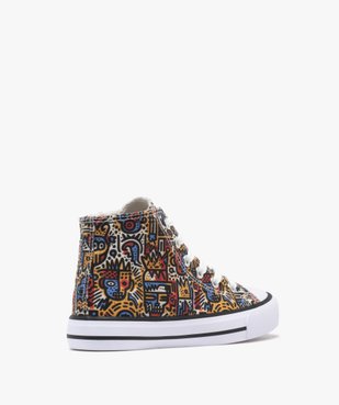 Baskets montantes en toile imprimée fille - Buggyshoes vue4 - BUGGY GEMO FOR GOOD - GEMO