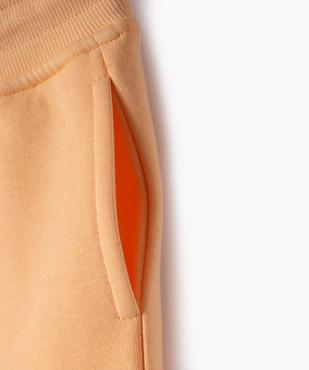 Bermuda en maille avec intérieur molletonné garçon vue6 - GEMO (ENFANT) - GEMO