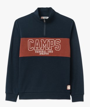 Sweat à col montant bicolore homme - Camps United vue4 - CAMPS UNITED - GEMO
