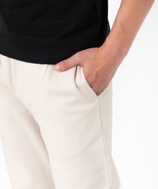 Pantalon de jogging molletonné homme vue2 - GEMO 4G HOMME - GEMO