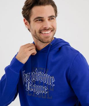 Sweat à capuche en molleton imprimé homme vue2 - GEMO (HOMME) - GEMO