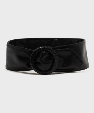 Ceinture large et souple à boucle ronde femme vue1 - GEMO (ACCESS) - GEMO