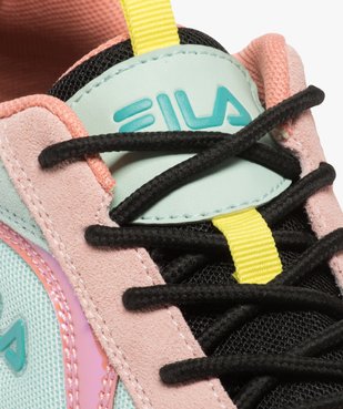 Baskets femme à semelle épaisse look dad shoes - FILA à reflets irisés vue6 - FILA - GEMO