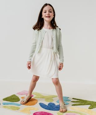 Gilet en maille ajourée fantaisie fille vue5 - GEMO (ENFANT) - GEMO