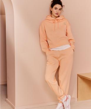 Sweat à capuche coupe courte femme vue1 - GEMO(FEMME PAP) - GEMO