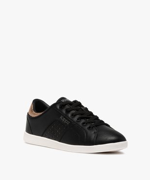 Tennis femme unies à lacets avec détails girly - Kappa vue2 - KAPPA - GEMO
