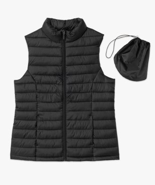 Doudoune sans manches avec col montant femme vue4 - GEMO 4G FEMME - GEMO