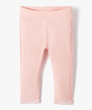 Jegging à taille réglable bébé fille vue1 - GEMO(BB COUCHE) - GEMO