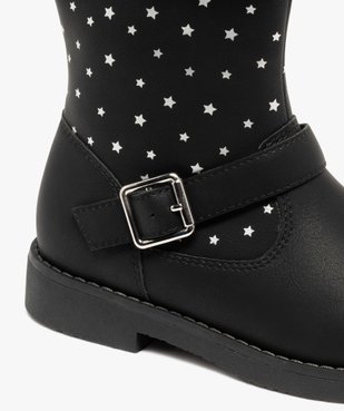 Bottines fille fourrées et à col duveteux avec étoiles brillantes vue6 - LOVELY WINGS - GEMO