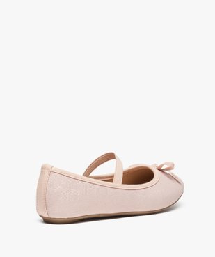 Ballerines fille pailletées avec bride élastique sur le dessus vue4 - GEMO (ENFANT) - GEMO